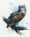 Eagle Owl Counted Cross Stitch Kit (image for) Eagle Owl Counted Cross Stitch Kit